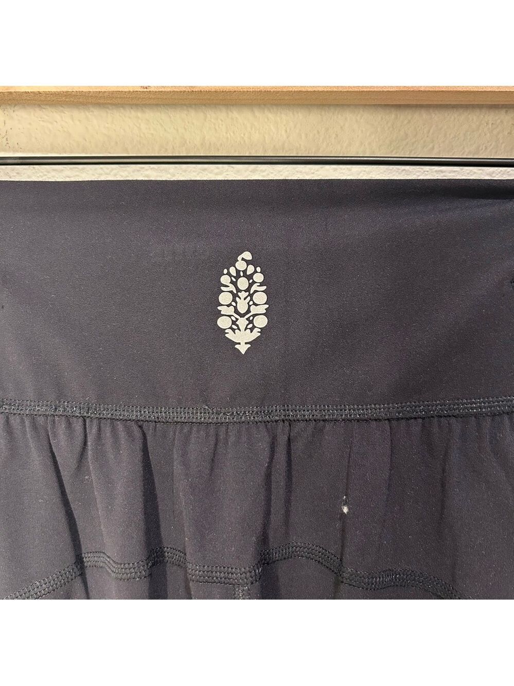 NWT XS Women's Black Never Better Structured Sweatpants - Free People Movement - Picture 3 of 4